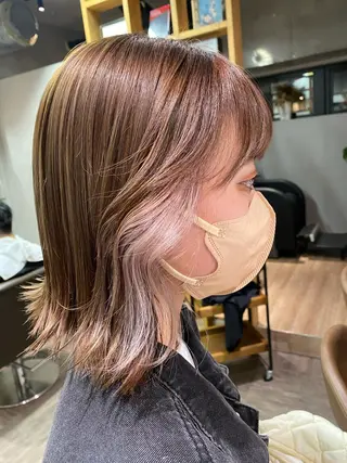 ショート カラー デザインカラー/ kanae🌱のヘアスタイル