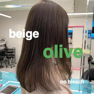 セミロング カラー 完全💗マンツーマン marinのヘアスタイル