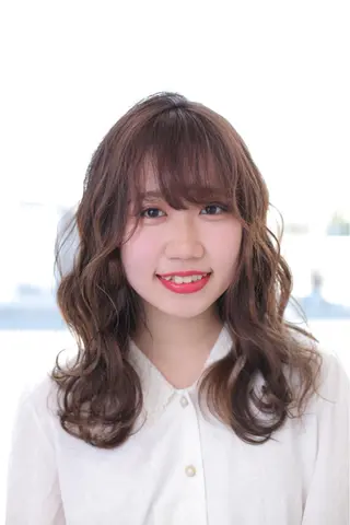 ロング カラー 永井 大希のヘアスタイル