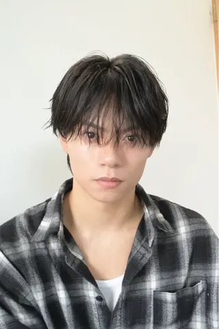 ショート メンズ シャドウパーマ No.1うえちりくのヘアスタイル