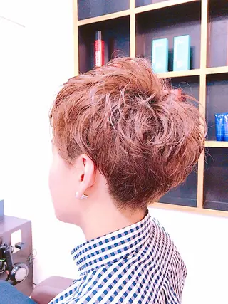 パーマ メンズ 前之園 ひかるのヘアスタイル