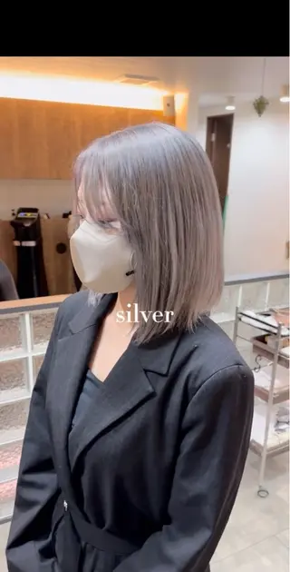 ミディアム カラー 藤本 あさひのヘアスタイル