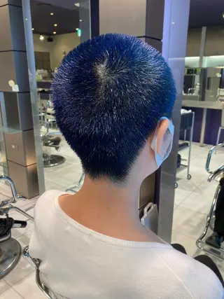 ショート カラー スキバサミを使わない カット🌼唯🌼のヘアスタイル