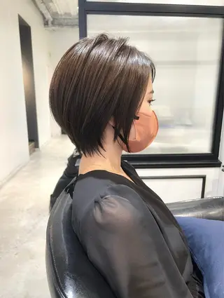 ショート カラー ヘアアレンジ TR付きカット無料✨ ✨いのうえもなみのヘアスタイル