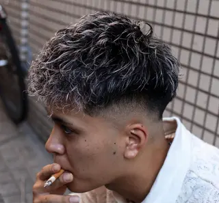 ショート カラー パーマ メンズ 💈men's💈 satoru中目黒のヘアスタイル