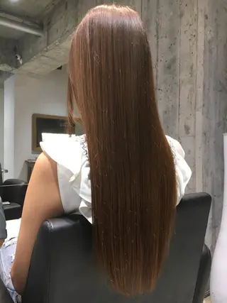ロング カラー パーマ 髪質改善ULTOWA ✨松井 美幸のヘアスタイル