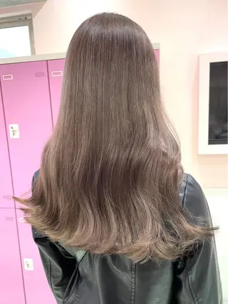 ロング カラー レイン🌏🌱 似合わせ/ハイトーンのヘアスタイル