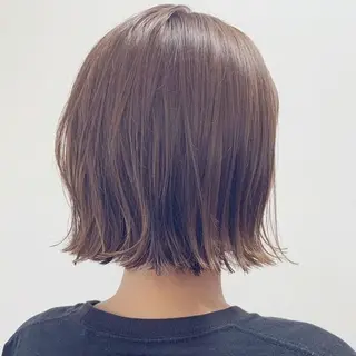 ミディアム カラー LOOP 佐藤のヘアスタイル
