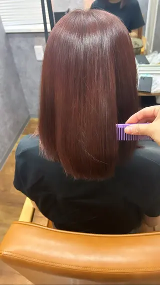 ミディアム カラー cocoa船橋🦄 chinamiのヘアスタイル
