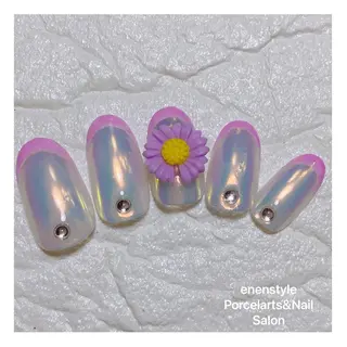 ミディアム ネイル 👑enen style👑のネイルデザイン