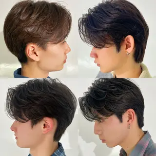 ショート メンズ メンズ🍃ナチュラル 韓国風ヘアRENのヘアスタイル