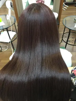 ロング カラー SHIORI💜口コ ミNo.1艶カラーのヘアスタイル