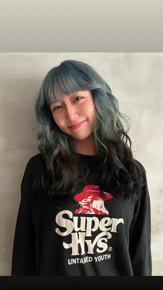 ロング カラー タナカ カナ🫧のヘアスタイル