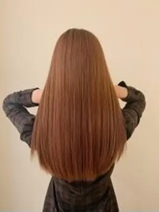 ロング カラー 恩田 さやかのヘアスタイル