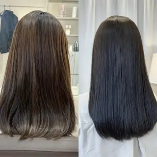 セミロング EIGHT plum TOKIOリミテッドのヘアスタイル