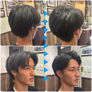 ミディアム メンズ LAVIE NEW STANDARD BARBER 両国店所属・池田 湧／IKEDA YUのヘアスタイル