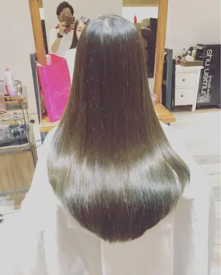 ロング ハイトーン×髪質改善 KENTAのヘアスタイル