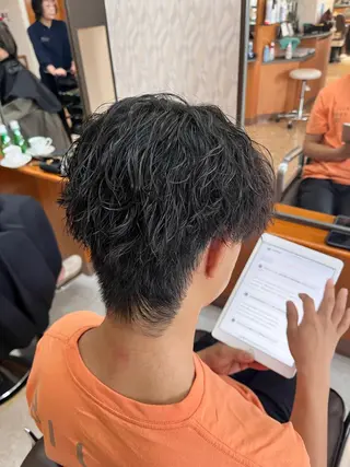 パーマ メンズ 熊谷 はつなのヘアスタイル