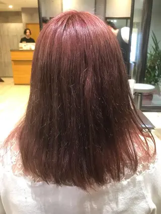 ミディアム カラー パーマ ヘアアレンジ メンズ キッズ ネイル マツエク・マツパ EnBlesS西宮 マンツーマン神道有基のヘアスタイル