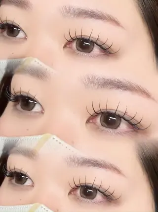 マツエク・マツパ F room UMEDAのマツエク・マツパデザイン