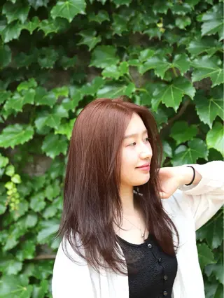 セミロング Roi渋谷所属・YUTO 韓国美容師 레이어드컷,단발のヘアスタイル