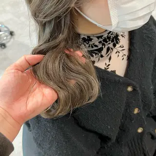 ロング カラー ヘアアレンジ ayaka 🍨のマツエク・マツパデザイン