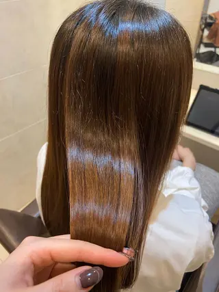 セミロング レイヤーカット🖤 SAYAのヘアスタイル