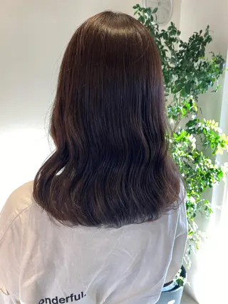 ミディアム カラー 当日予約大歓迎💗 依田瑞希のヘアスタイル