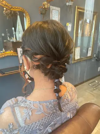 ヘアアレンジ hair make echo滿木あい花のヘアスタイル