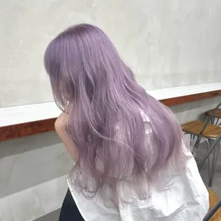 ロング カラー nico TOKYO 渋谷所属・ブリーチ ハイトーン 特化🌈フジタハルキのヘアスタイル