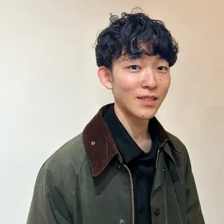 パーマ メンズ みうら ありさのヘアスタイル
