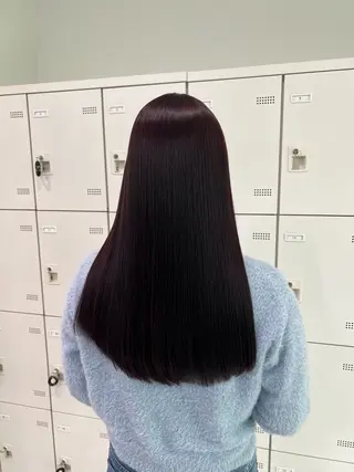 ロング 艶カラー美髪縮毛矯正 /髪質改善✨️ユウキのヘアスタイル