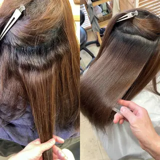 セミロング ZEAL SALON阿見店（ジールサロン）所属・KENTO 【茨城1の縮毛矯正】のヘアスタイル