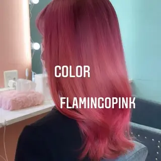 セミロング カラー エクステ🩵ブリーチ 韓国ヘア🩵KAEのヘアスタイル