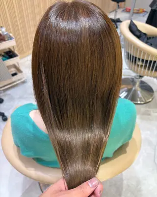 ミディアム 井上 一青のヘアスタイル