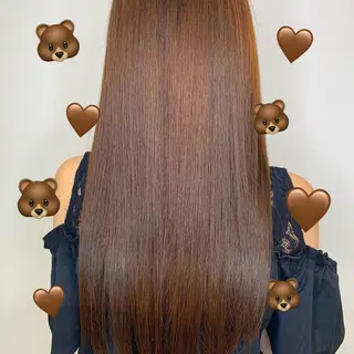 ロング 【髪質改善特化】 艶髪/透明感カラーのヘアスタイル