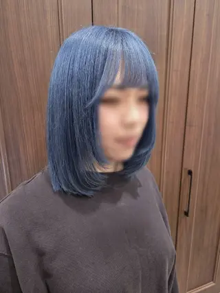 ミディアム カラー 関口 友菜のヘアスタイル