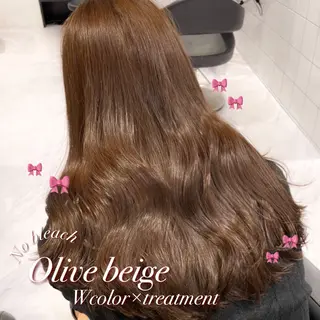 ロング カラー 表参道♡暗髪♡ 艶カラー♡アユミのヘアスタイル