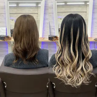 ショート カラー パーマ ヘアアレンジ メンズ LAVENDIA 初音のヘアスタイル