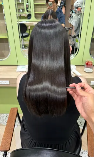セミロング パーマ 朝が楽になる髪質改善 /美髪矯正/KOHのヘアスタイル