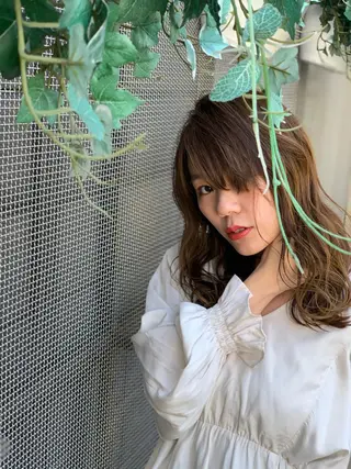 セミロング 仁和山 健汰のヘアスタイル