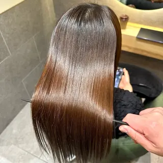 セミロング クセ/うねり改善/ 縮毛矯正🫧ゆりのヘアスタイル