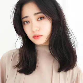 ミディアム カラー DAICHI inity心斎橋のヘアスタイル