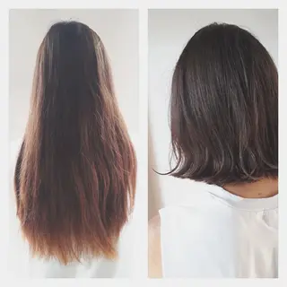 ミディアム カラー セリオ　一社所属・武川 楓のヘアスタイル