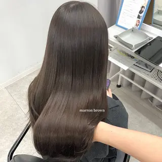 ロング カラー 柔らかオリーブ🌿 HIMARI🌻のヘアスタイル