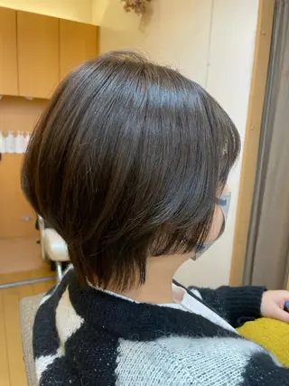 ショート 韓国ヘア 🤍中西麻友🤍のヘアスタイル