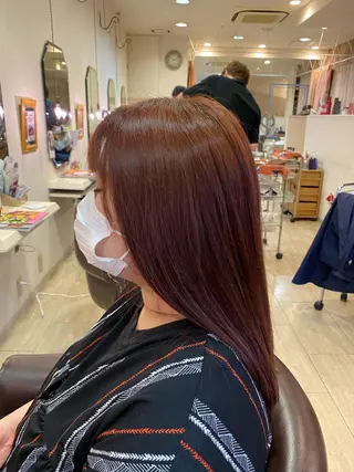 セミロング カラー アンプヘアー  西京極店所属・unpeuhair/ 宮岡　光希のその他イメージ