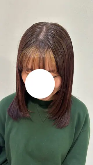 ミディアム カラー モデル募集中🐰 豊橋/金城未帆🌙のヘアスタイル