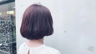 ショート ニュアンスパーマ/ レイヤー/茶屋町のヘアスタイル
