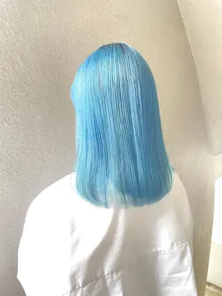 ミディアム カラー ブリーチカラー🌈 石垣翔太のヘアスタイル